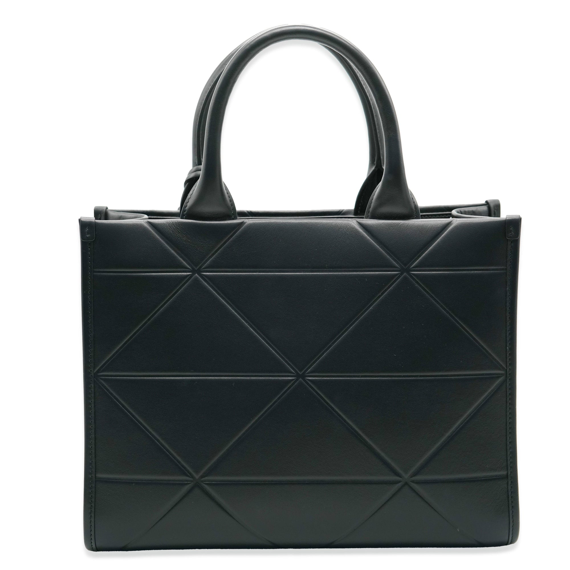 PRD Black Soft Calfskin Small Symbole Tote