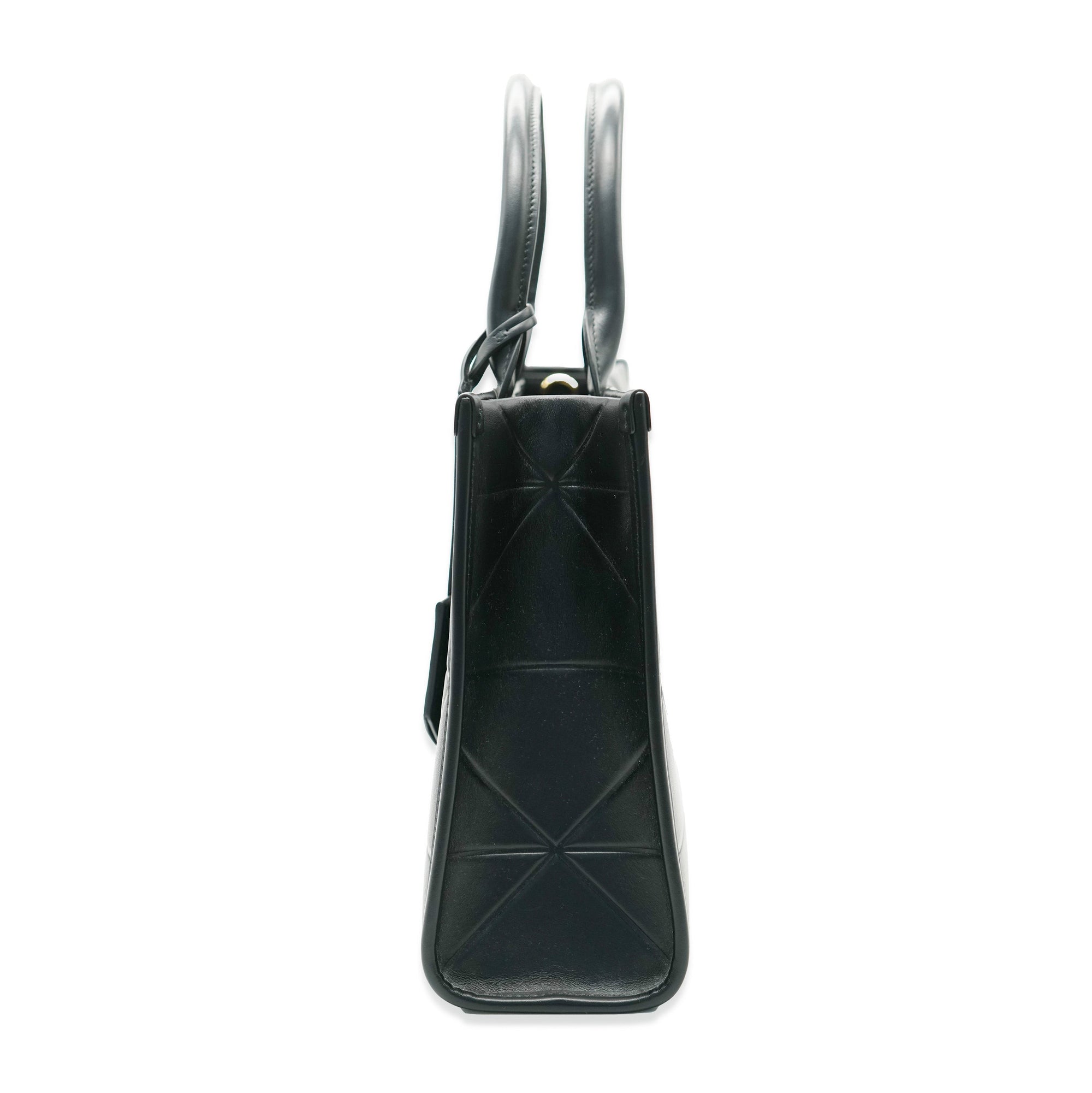 PRD Black Soft Calfskin Small Symbole Tote
