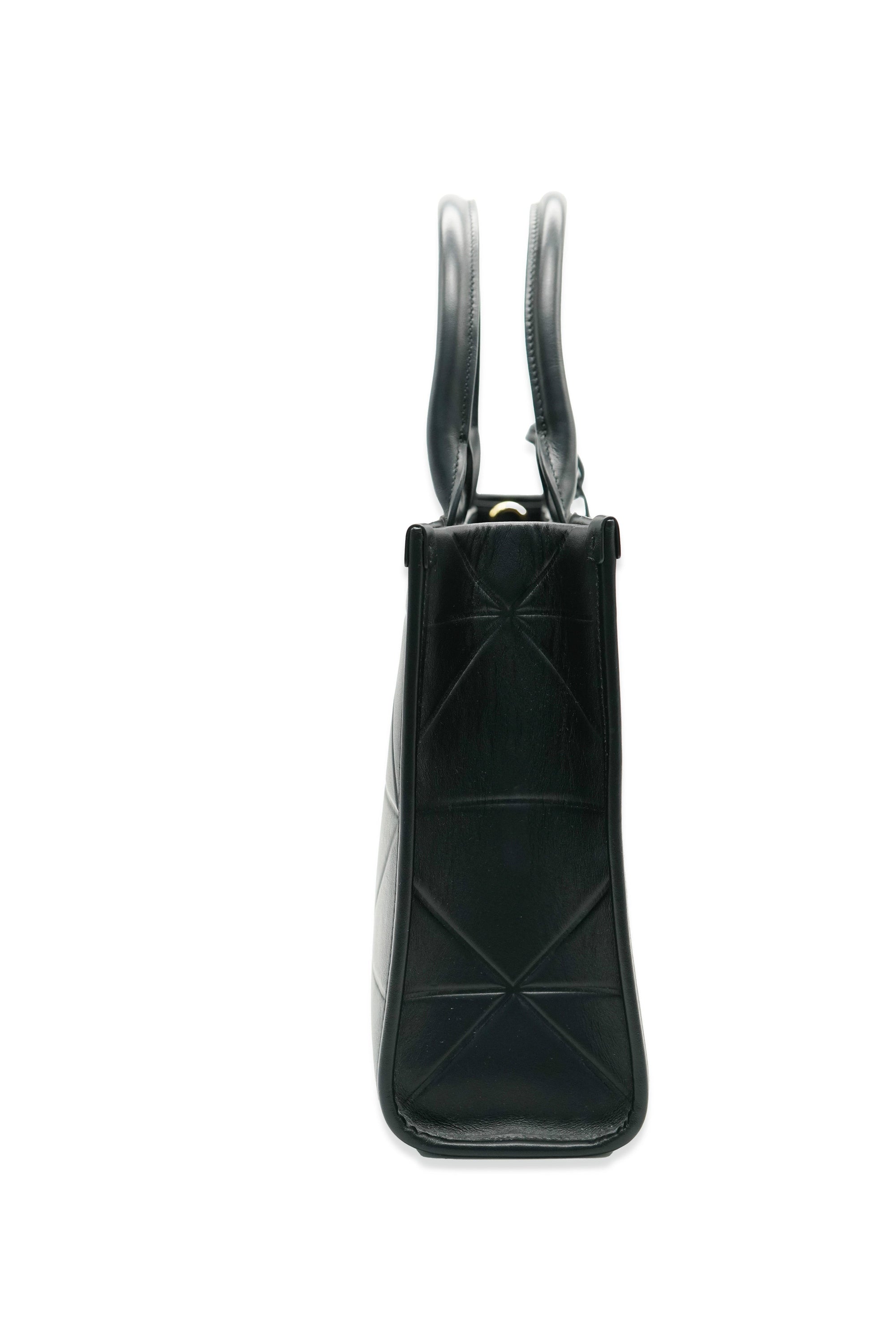 PRD Black Soft Calfskin Small Symbole Tote