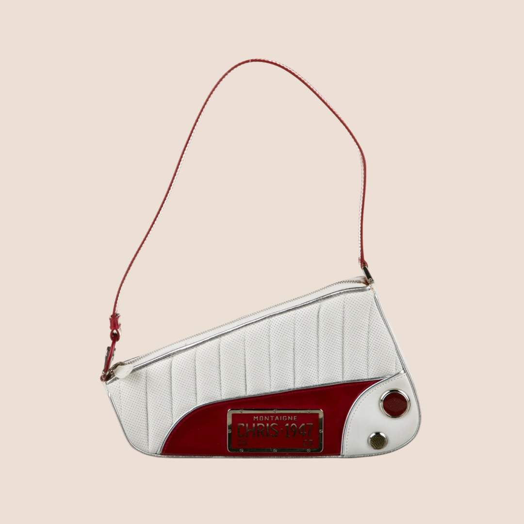 CHRISTIAN D1OR 2001 MONTAIGNE CHRIS 1947 SHOULDER BAG