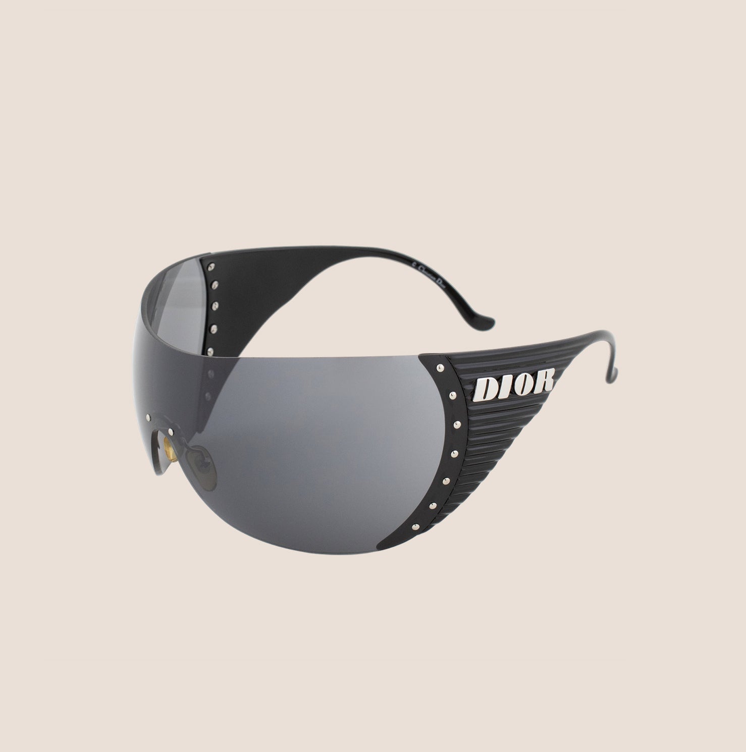 CHRISTIAN D1OR BLACK BIKE SUNGLASSES