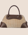 CHRISTIAN D1OR 2001 MONTAIGNE BROWN CADILLAC TOP HANDLE BAG