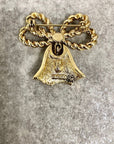 Christian D1OR Brooch Gold Vintage j37x4j