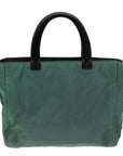 PRD Hand Bag Nylon Khaki Auth yb567