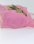 PRD Hand Bag Nylon Pink Auth yk11651