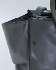 PRD Hand Bag Leather 2way Blue Auth yk11955