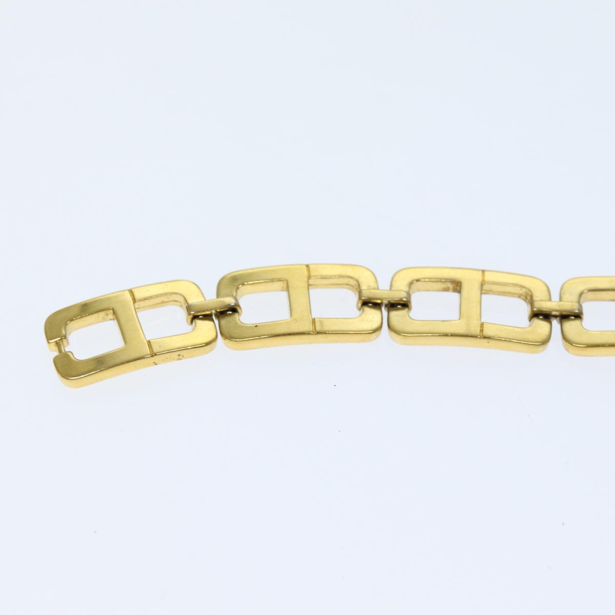 CHRISTIAN D1OR Bracelet metal Gold Auth yk12330
