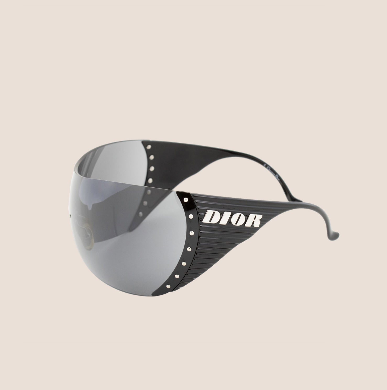 CHRISTIAN D1OR BLACK BIKE SUNGLASSES
