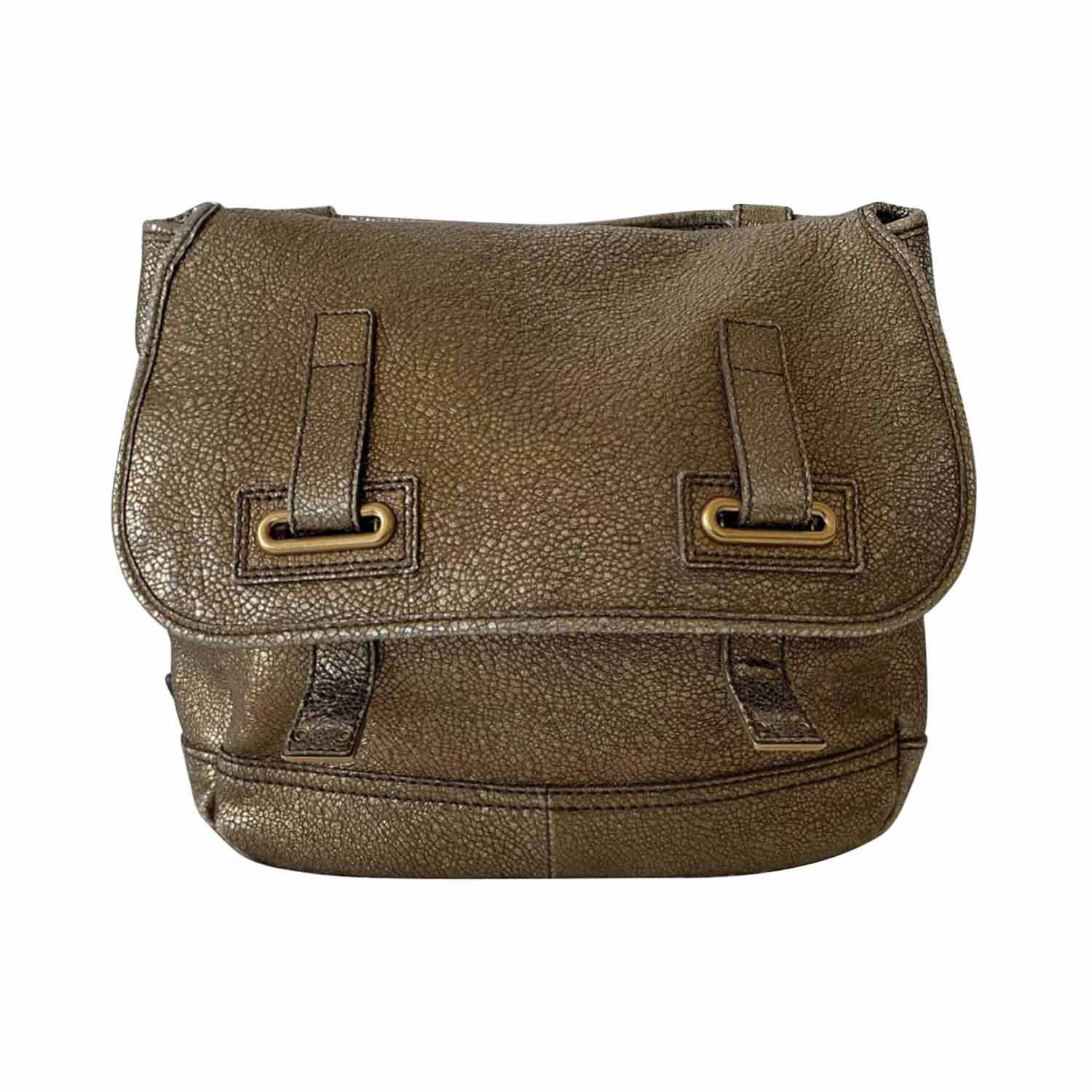 YSL Vintage Metallic Shoulder Bag